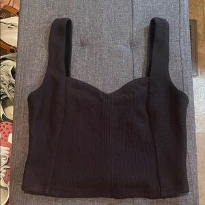 lululemon athletica Black Crop Top